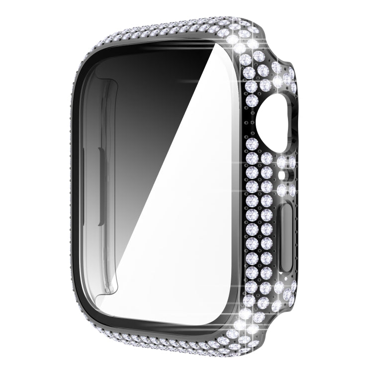 ダイヤモンドPC＋強化ガラスウォッチケース Apple Watch Series 7 41mm、7 45mm用