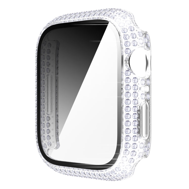 ダイヤモンドPC＋強化ガラスウォッチケース Apple Watch Series 7 41mm、7 45mm用