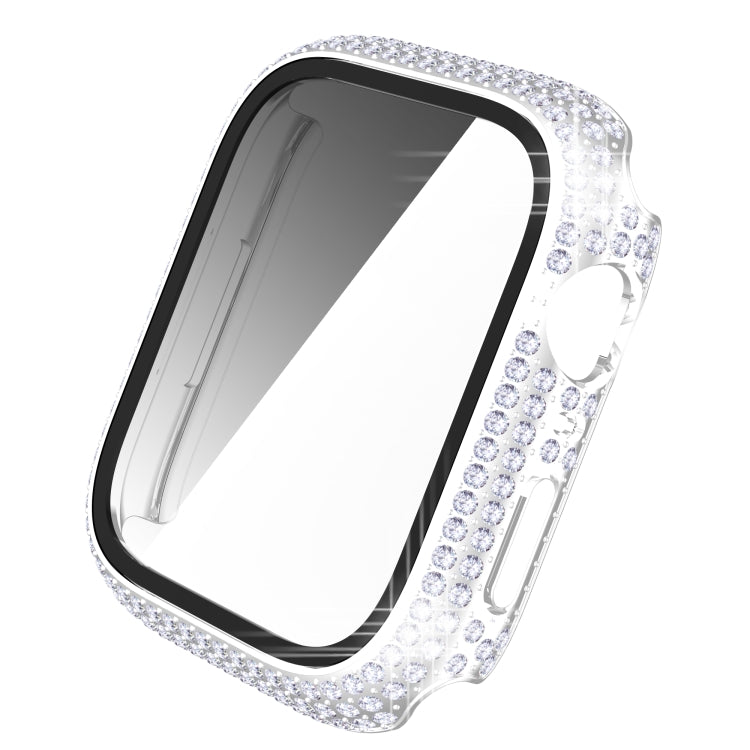 ダイヤモンドPC＋強化ガラスウォッチケース Apple Watch Series 7 41mm、7 45mm用
