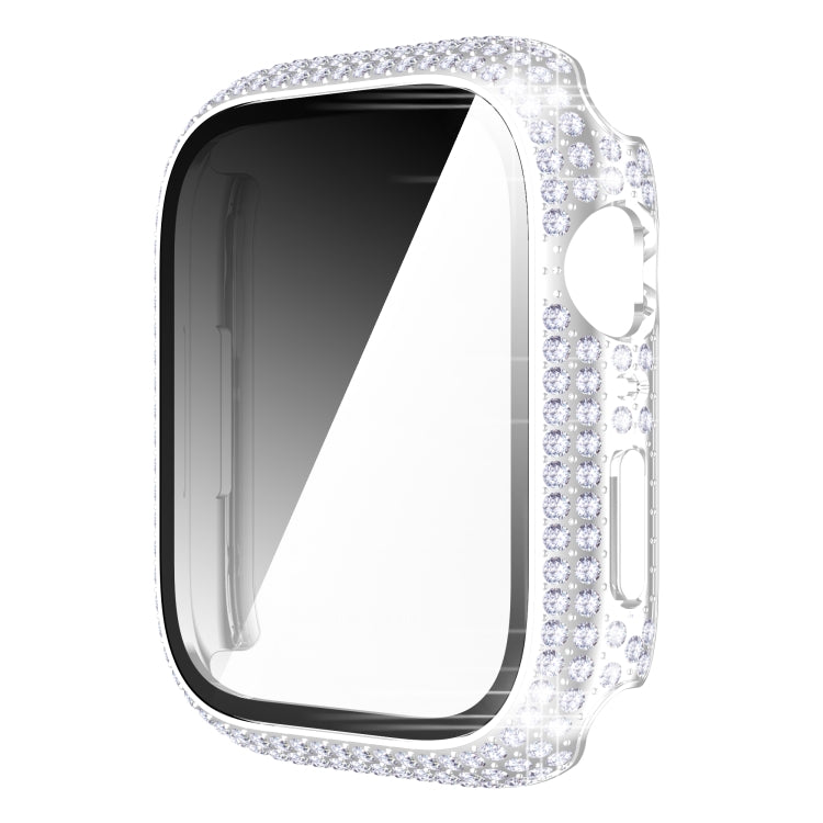 ダイヤモンドPC＋強化ガラスウォッチケース Apple Watch Series 7 41mm、7 45mm用