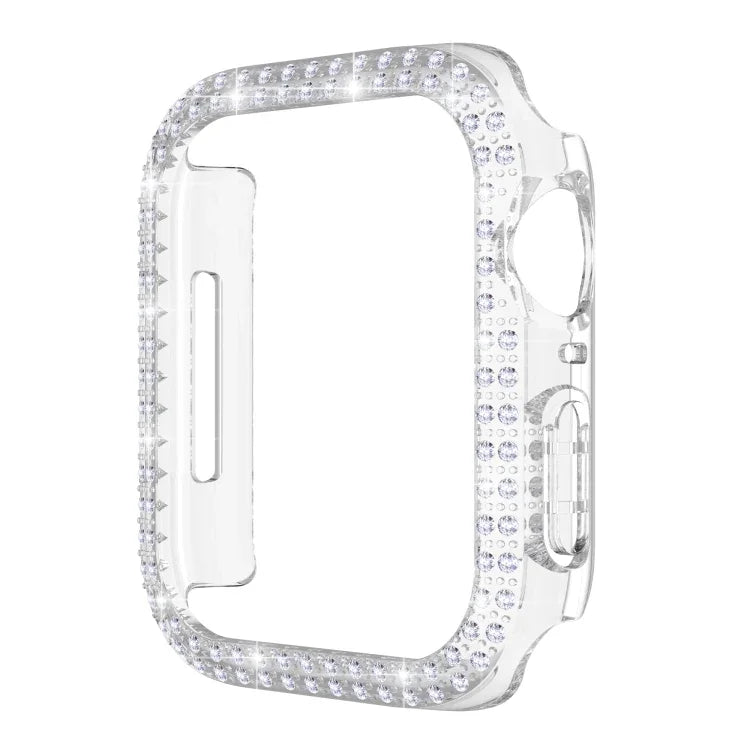 二重ダイヤモンドPCウォッチケース Apple Watchシリーズ用, 7 41mm, 7 45mm