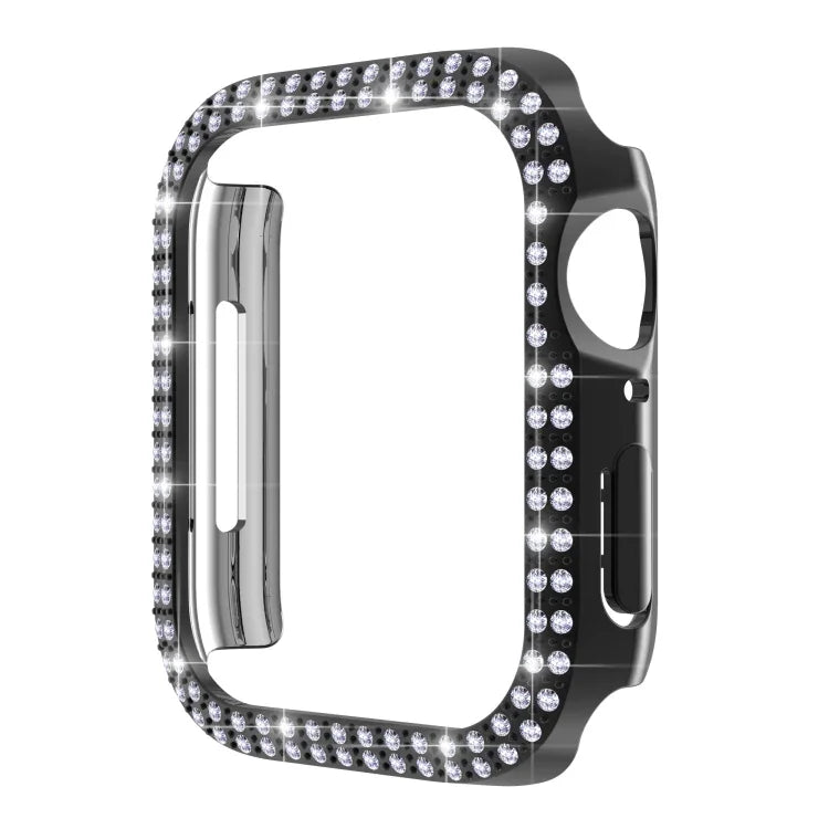 二重ダイヤモンドPCウォッチケース Apple Watchシリーズ用, 7 41mm, 7 45mm