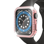 二重列ダイヤモンドPC＋強化ガラスウォッチケース Apple Watch Series 6&SE&5&4 40mm、6&SE&5&4 44mm、6&SE&5&4 40mm / 3&2&1 38mm用