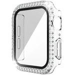 二重列ダイヤモンドPC＋強化ガラスウォッチケース Apple Watch Series 6&SE&5&4 40mm、6&SE&5&4 44mm、6&SE&5&4 40mm / 3&2&1 38mm用