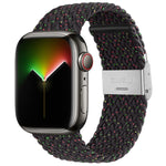 ナイロン編みウォッチバンド、Apple Watch Series用、7 41mm / 6&SE&5&4 40mm / 3&2&1 38mm、7 45mm / 6&SE&5&4 44mm / 3&2&1 42mm