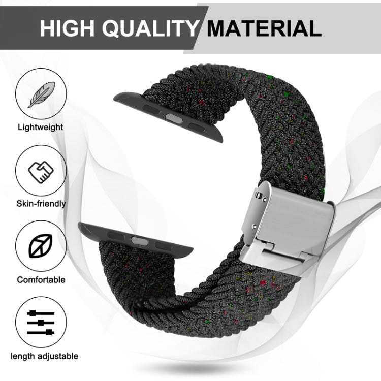 ナイロン編みウォッチバンド、Apple Watch Series用、7 41mm / 6&SE&5&4 40mm / 3&2&1 38mm、7 45mm / 6&SE&5&4 44mm / 3&2&1 42mm