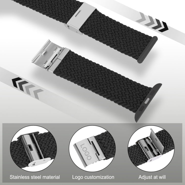 ナイロン編みウォッチバンド、Apple Watch Series用、7 41mm / 6&SE&5&4 40mm / 3&2&1 38mm、7 45mm / 6&SE&5&4 44mm / 3&2&1 42mm