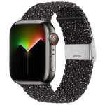 ナイロン編みウォッチバンド、Apple Watch Series用、7 41mm / 6&SE&5&4 40mm / 3&2&1 38mm、7 45mm / 6&SE&5&4 44mm / 3&2&1 42mm