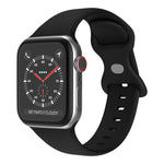 バタフライバックルシリコンウォッチバンド、サイズ：S Apple Watch シリーズ用、7 41mm / 6&SE&5&4 40mm / 3&2&1 38mm