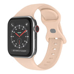 バタフライバックルシリコンウォッチバンド、サイズ：S Apple Watch シリーズ用、7 41mm / 6&SE&5&4 40mm / 3&2&1 38mm