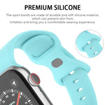 バタフライバックルシリコンウォッチバンド, サイズ: S Apple Watchシリーズ用, 7 45mm / 6&SE&5&4 44mm / 3&2&1 42mm