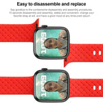 編み込みテクスチャーシリコンウォッチバンド Apple Watchシリーズ用, 7 41mm / 6&SE&5&4 40mm / 3&2&1 38mm, 7 45mm / 6&SE&5&4 44mm / 3&2&1 42mm