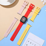 編み込みテクスチャーシリコンウォッチバンド Apple Watchシリーズ用, 7 41mm / 6&SE&5&4 40mm / 3&2&1 38mm, 7 45mm / 6&SE&5&4 44mm / 3&2&1 42mm