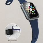 Mutural 液体シリコンウォッチバンド、Apple Watchシリーズ7 41mm / 6 & SE & 5 & 4 40mm / 3 & 2 & 1 38mm用、Apple Watch Ultra 49mm / シリーズ8&7 45mm / SE 2&6&SE&5&4 44mm / 3&2&1 42mm用