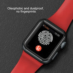Mutural 液体シリコンウォッチバンド、Apple Watchシリーズ7 41mm / 6 & SE & 5 & 4 40mm / 3 & 2 & 1 38mm用、Apple Watch Ultra 49mm / シリーズ8&7 45mm / SE 2&6&SE&5&4 44mm / 3&2&1 42mm用