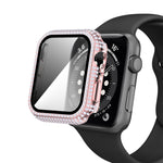 ダイヤモンドPC + 強化ガラスウォッチケース Apple Watchシリーズ用, 3&2&1 38mm, 3&2&1 42mm