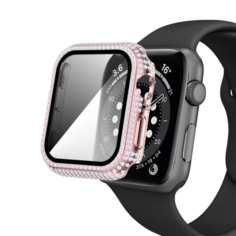 ダイヤモンドPC + 強化ガラスウォッチケース Apple Watchシリーズ用, 3&2&1 38mm, 3&2&1 42mm