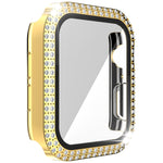 二重ダイヤモンドPC+強化ガラスウォッチケース Apple Watchシリーズ用, 3&2&1 38mm, 3&2&1 42mm