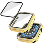 二重ダイヤモンドPC+強化ガラスウォッチケース Apple Watchシリーズ用, 3&2&1 38mm, 3&2&1 42mm