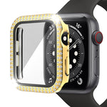 二重ダイヤモンドPC+強化ガラスウォッチケース Apple Watchシリーズ用, 3&2&1 38mm, 3&2&1 42mm