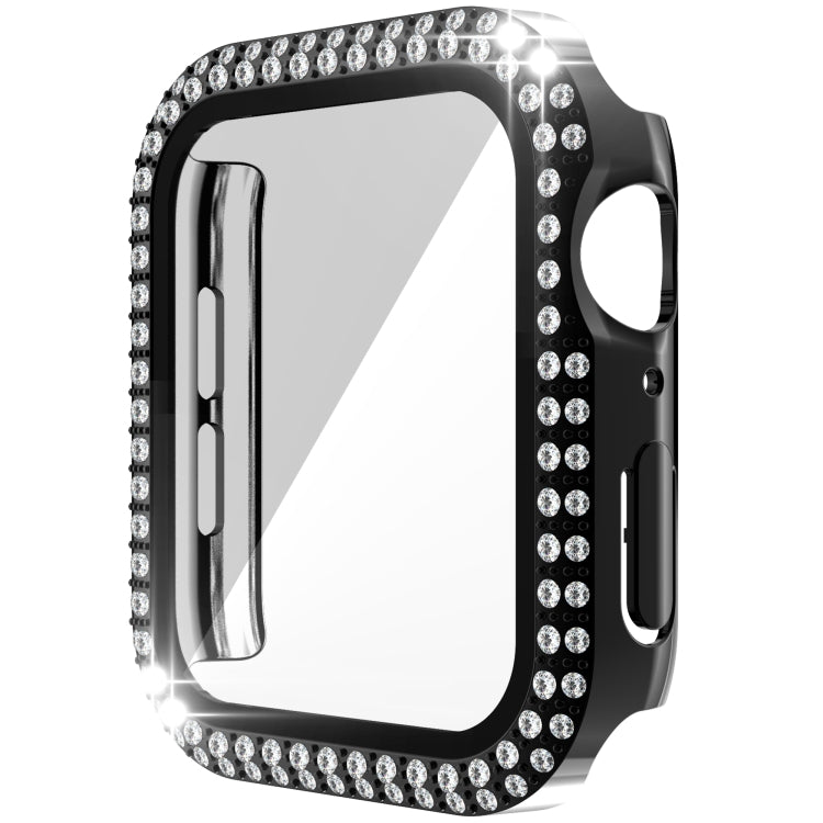 二重ダイヤモンドPC+強化ガラスウォッチケース Apple Watchシリーズ用, 3&2&1 38mm, 3&2&1 42mm