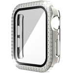 二重ダイヤモンドPC+強化ガラスウォッチケース Apple Watchシリーズ用, 3&2&1 38mm, 3&2&1 42mm