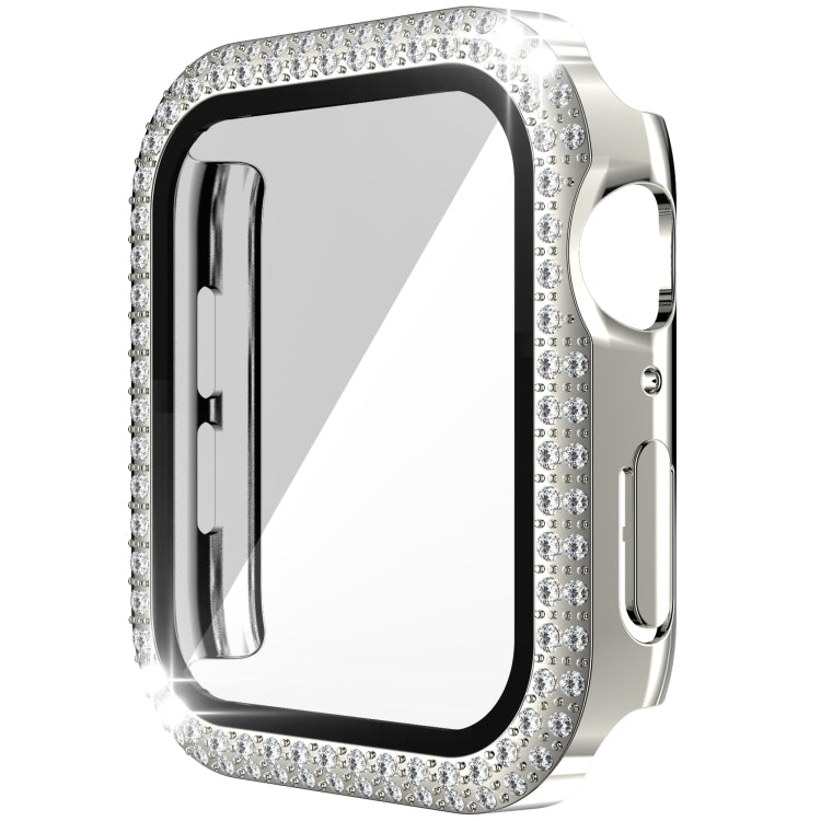 二重ダイヤモンドPC+強化ガラスウォッチケース Apple Watchシリーズ用, 3&2&1 38mm, 3&2&1 42mm