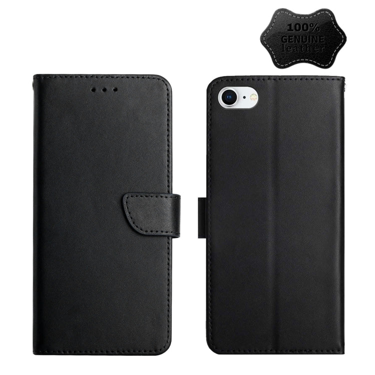 Genuine Leather Fingerprint-proof Horizontal Flip Phone Case, For iPhone 7, For iPhone 7 Plus, For iPhone 11, For iPhone 11 Pro, For iPhone 11 Pro Max, For iPhone 12 mini, For iPhone 12 Pro, For iPhone 12 Pro Max, For iPhone 13, For iPhone 13 mini     ...