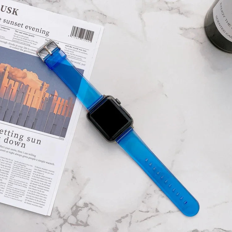 ジェリートランスペアレントウォッチバンド Apple Watchシリーズ用, 7 41mm / 6&SE&5&4 40mm / 3&2&1 38mm, 7 45mm / 6&SE&5&4 44mm / 3&2&1 42mm