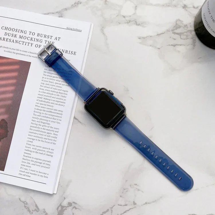 ジェリートランスペアレントウォッチバンド Apple Watchシリーズ用, 7 41mm / 6&SE&5&4 40mm / 3&2&1 38mm, 7 45mm / 6&SE&5&4 44mm / 3&2&1 42mm