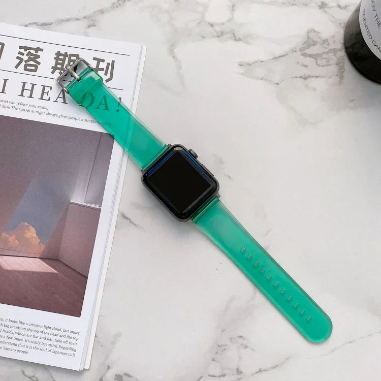 ジェリートランスペアレントウォッチバンド Apple Watchシリーズ用, 7 41mm / 6&SE&5&4 40mm / 3&2&1 38mm, 7 45mm / 6&SE&5&4 44mm / 3&2&1 42mm