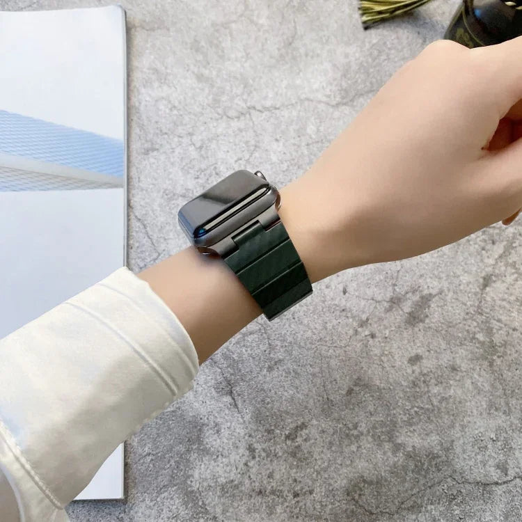 DD29カーボンファイバーテクスチャーウォッチバンド Apple Watchシリーズ用, 7 41mm / 6&SE&5&4 40mm / 3&2&1 38mm, 7 45mm / 6&SE&5&4 44mm / 3&2&1 42mm