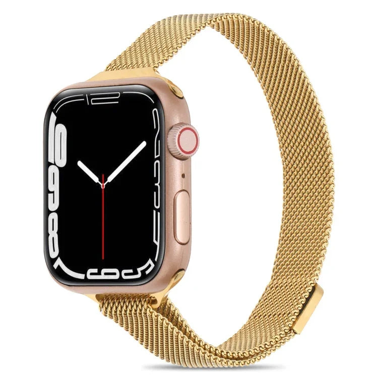 ミラネーゼ スモールウエスト ウォッチバンド Apple Watch シリーズ用, 7 41mm / 6&SE&5&4 40mm / 3&2&1 38mm, 7 45mm / 6&SE&5&4 44mm / 3&2&1 42mm