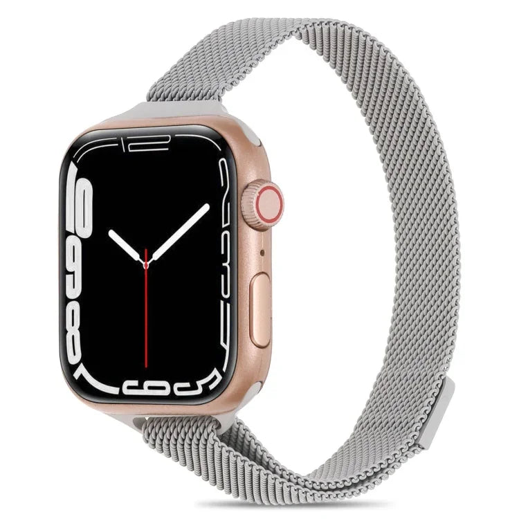 ミラネーゼ スモールウエスト ウォッチバンド Apple Watch シリーズ用, 7 41mm / 6&SE&5&4 40mm / 3&2&1 38mm, 7 45mm / 6&SE&5&4 44mm / 3&2&1 42mm