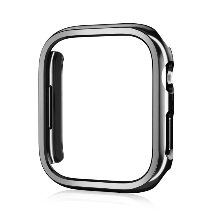 電気めっきPC ホローウォッチ保護ケース Apple Watch シリーズ 9 / 8 / 7 41mm用, Apple Watch シリーズ 9 / 8 / 7 45mm用