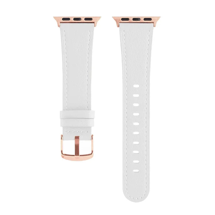 スモールウエスト 本革ウォッチバンド Apple Watch シリーズ用, 7 41mm / 6&SE&5&4 40mm / 3&2&1 38mm, 7 45mm / 6&SE&5&4 44mm / 3&2&1 42mm