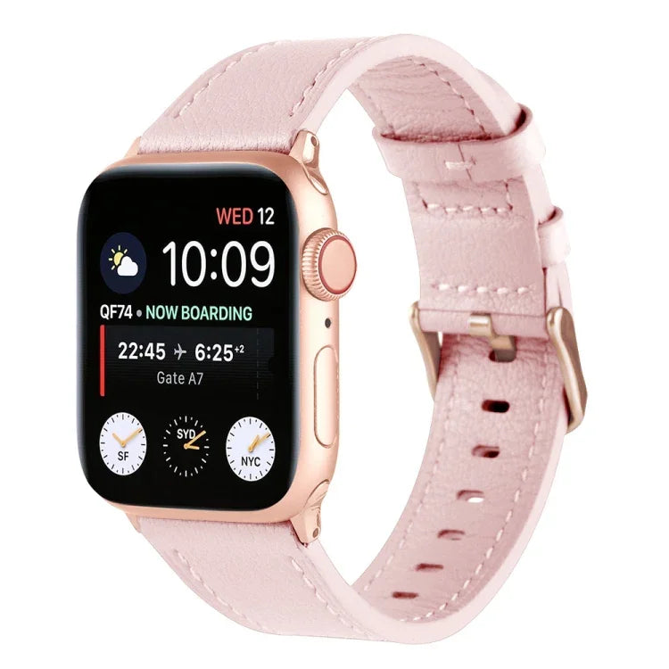 スモールウエスト 本革ウォッチバンド Apple Watch シリーズ用, 7 41mm / 6&SE&5&4 40mm / 3&2&1 38mm, 7 45mm / 6&SE&5&4 44mm / 3&2&1 42mm