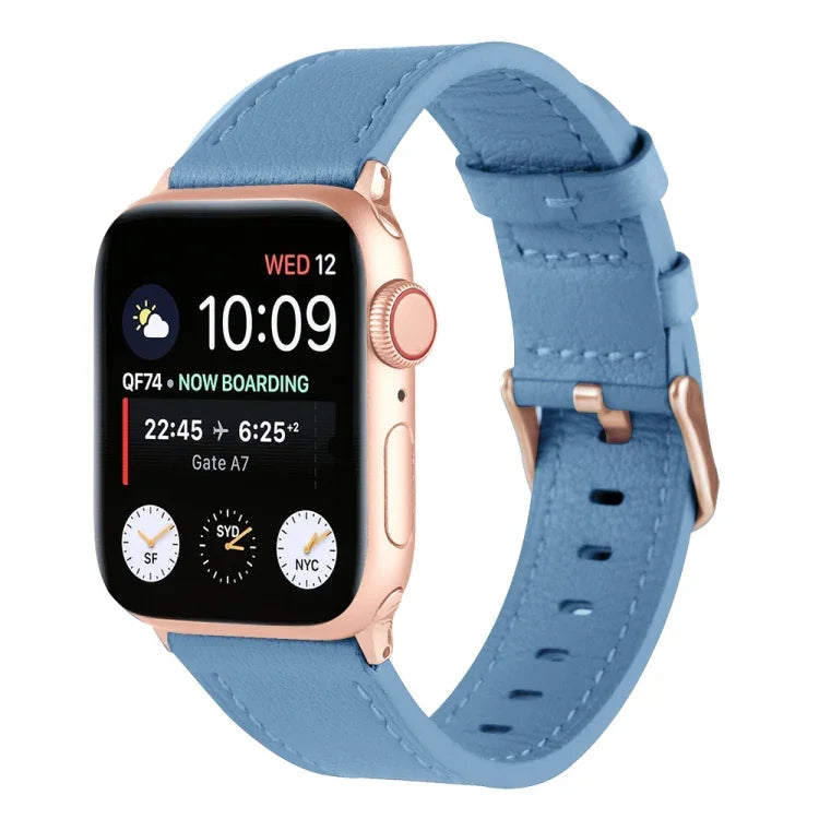スモールウエスト 本革ウォッチバンド Apple Watch シリーズ用, 7 41mm / 6&SE&5&4 40mm / 3&2&1 38mm, 7 45mm / 6&SE&5&4 44mm / 3&2&1 42mm