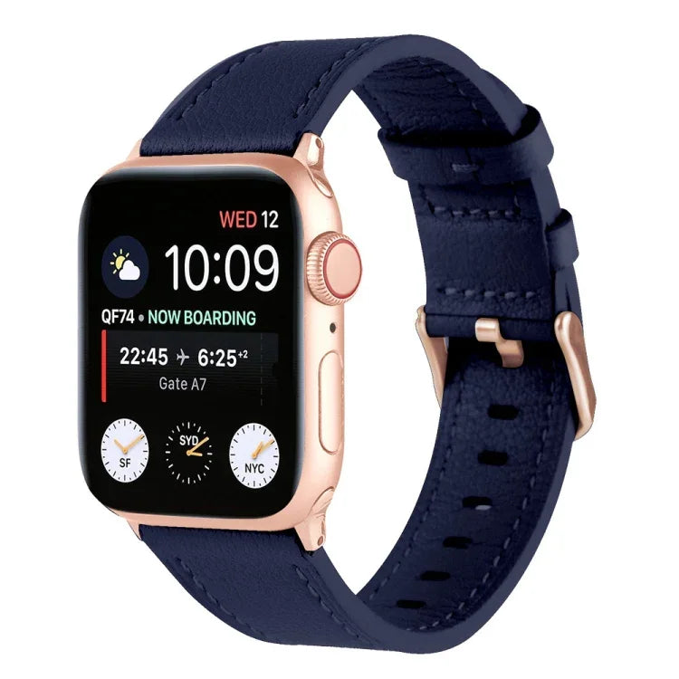 スモールウエスト 本革ウォッチバンド Apple Watch シリーズ用, 7 41mm / 6&SE&5&4 40mm / 3&2&1 38mm, 7 45mm / 6&SE&5&4 44mm / 3&2&1 42mm