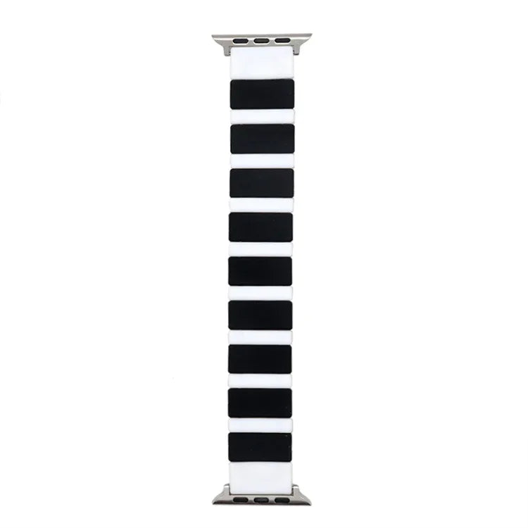 シリコン スプライシングウォッチバンド Apple Watch シリーズ用, 7 41mm / 6&SE&5&4 40mm / 3&2&1 38mm, 7 45mm / 6&SE&5&4 44mm / 3&2&1 42mm