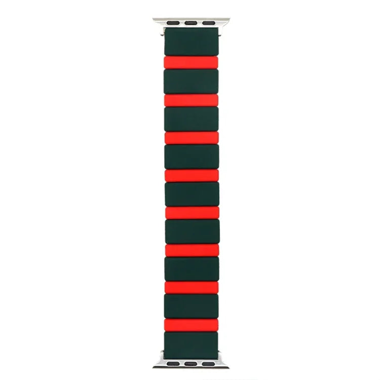 シリコン スプライシングウォッチバンド Apple Watch シリーズ用, 7 41mm / 6&SE&5&4 40mm / 3&2&1 38mm, 7 45mm / 6&SE&5&4 44mm / 3&2&1 42mm