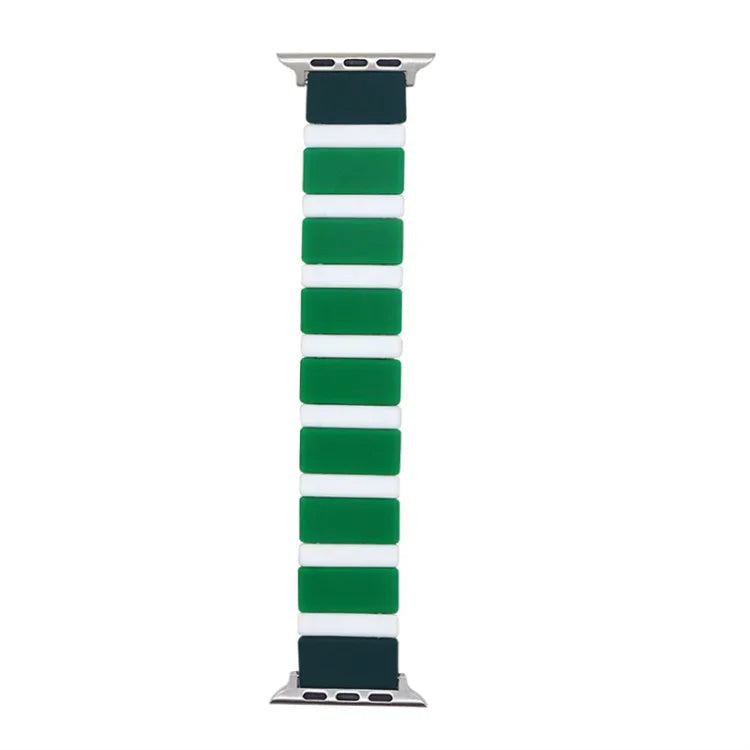 シリコン スプライシングウォッチバンド Apple Watch シリーズ用, 7 41mm / 6&SE&5&4 40mm / 3&2&1 38mm, 7 45mm / 6&SE&5&4 44mm / 3&2&1 42mm