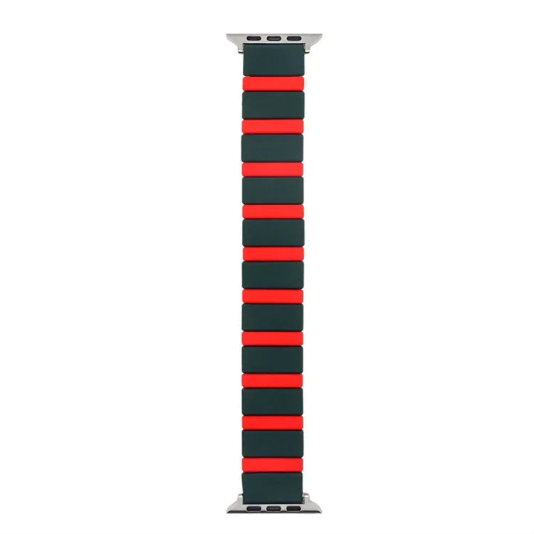 シリコン スプライシングウォッチバンド Apple Watch シリーズ用, 7 41mm / 6&SE&5&4 40mm / 3&2&1 38mm, 7 45mm / 6&SE&5&4 44mm / 3&2&1 42mm