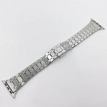 オークスリーストレイン メタルウォッチバンド Apple Watch シリーズ用, 7 41mm / 6&SE&5&4 40mm / 3&2&1 38mm, 7 45mm / 6&SE&5&4 44mm / 3&2&1 42mm