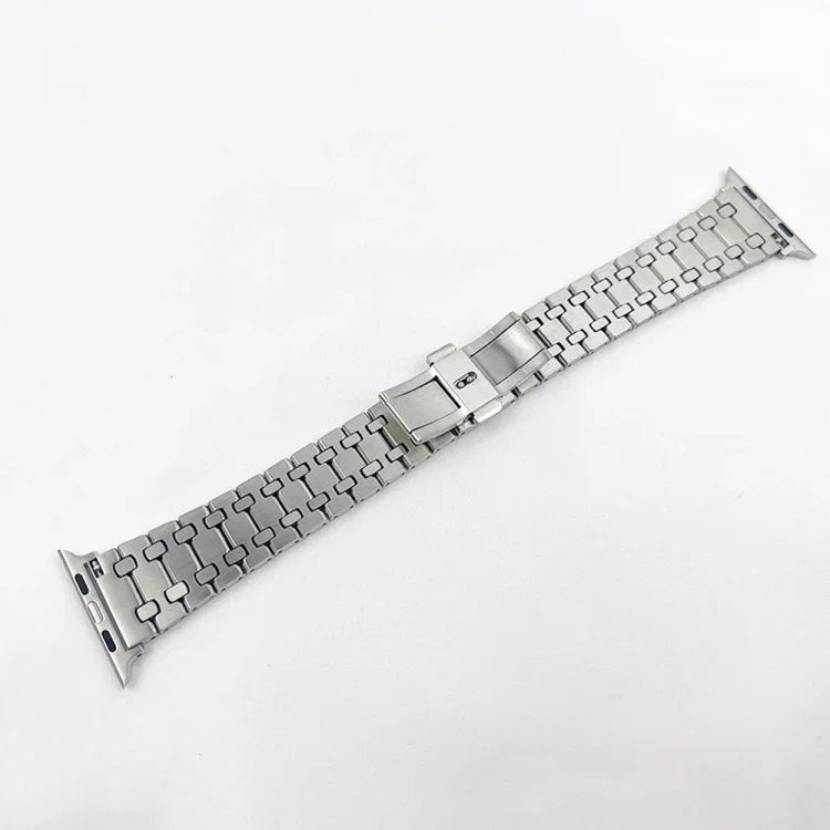 オークスリーストレイン メタルウォッチバンド Apple Watch シリーズ用, 7 41mm / 6&SE&5&4 40mm / 3&2&1 38mm, 7 45mm / 6&SE&5&4 44mm / 3&2&1 42mm