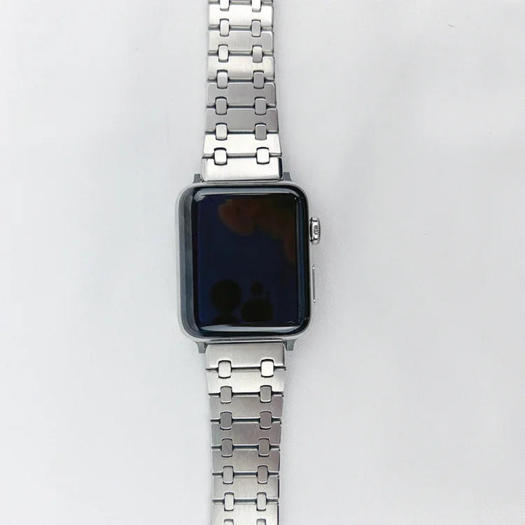 オークスリーストレイン メタルウォッチバンド Apple Watch シリーズ用, 7 41mm / 6&SE&5&4 40mm / 3&2&1 38mm, 7 45mm / 6&SE&5&4 44mm / 3&2&1 42mm