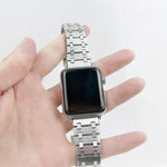オークスリーストレイン メタルウォッチバンド Apple Watch シリーズ用, 7 41mm / 6&SE&5&4 40mm / 3&2&1 38mm, 7 45mm / 6&SE&5&4 44mm / 3&2&1 42mm