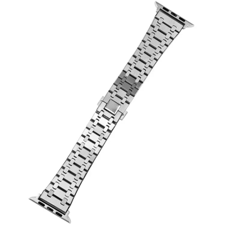 オークスリーストレイン メタルウォッチバンド Apple Watch シリーズ用, 7 41mm / 6&SE&5&4 40mm / 3&2&1 38mm, 7 45mm / 6&SE&5&4 44mm / 3&2&1 42mm