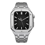 一体型オークメタルウォッチバンド + ウォッチケース Apple Watch シリーズ用, Apple Watch シリーズ 6&SE&5&4 44mm用
