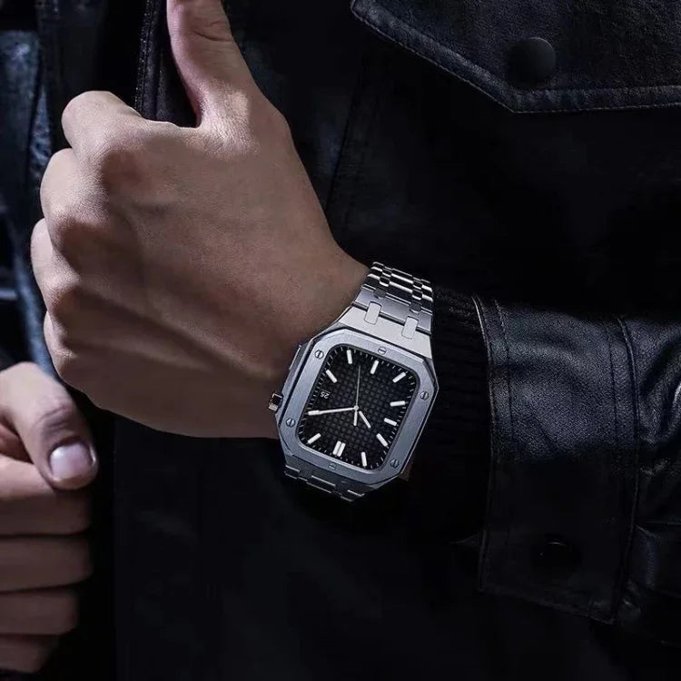 一体型オークメタルウォッチバンド + ウォッチケース Apple Watch シリーズ用, Apple Watch シリーズ 6&SE&5&4 44mm用